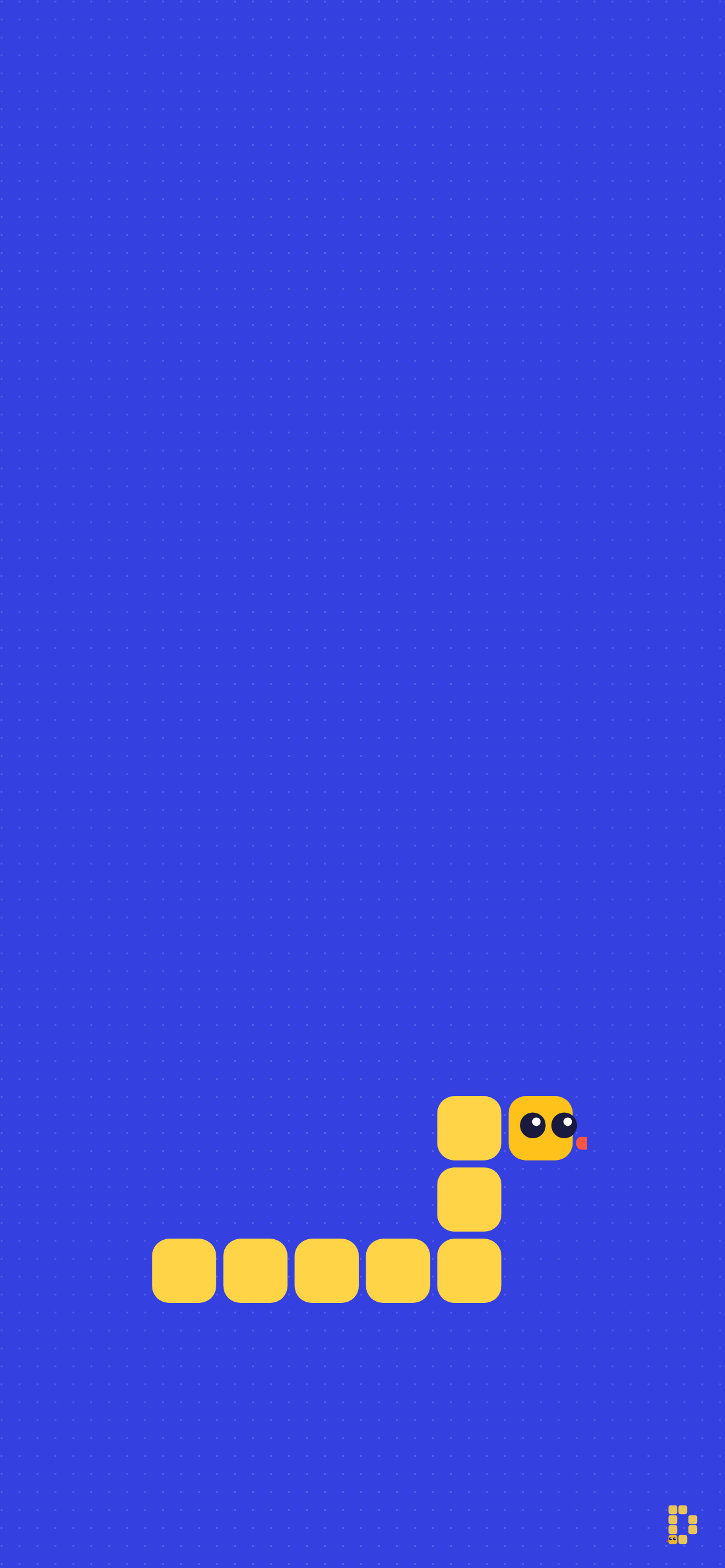Phone wallpaper, cobalt